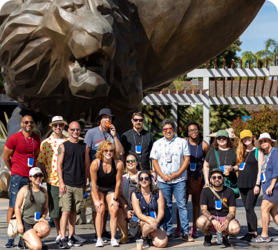 The Explore Digital team at the San Diego Zoo