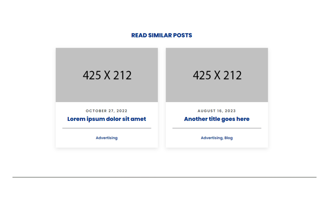 Similar Posts – 2 Column
