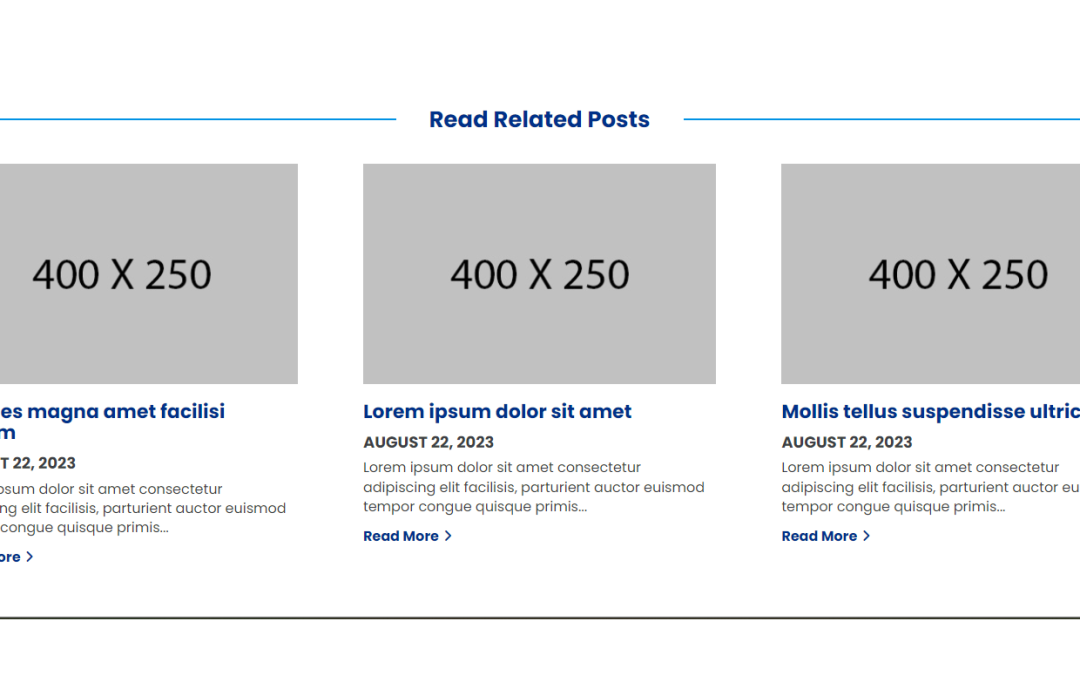 Related Posts – 3 Column