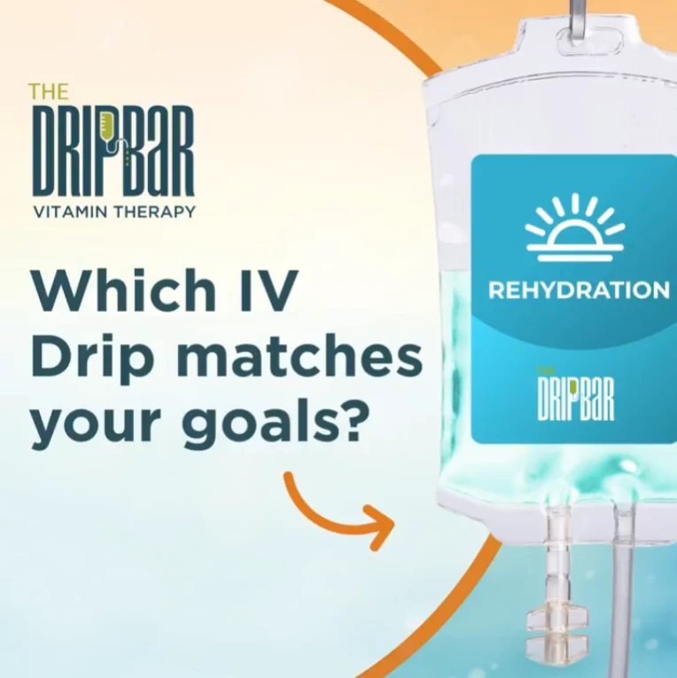 Drip Bar IV therapy social ad example